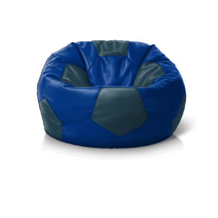 Замовляйте 'Крісло м''яч Blue + Midnight Blue': безкаркасні меблі для відпочинку, зручна посадка.